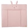 Prebaľovacia podložka FROSTY ROSA, 85x75 cm - ružová, Konventionell, textil (85/4/75cm)