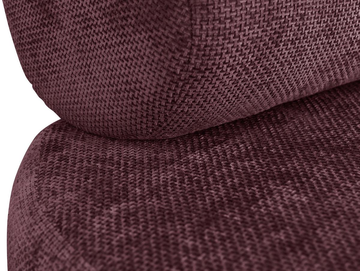 Relaxsessel Moss Bordeaux B: 88 Cm - Bordeaux/Schwarz, Basics, Textil (88/70/88cm) - Livetastic