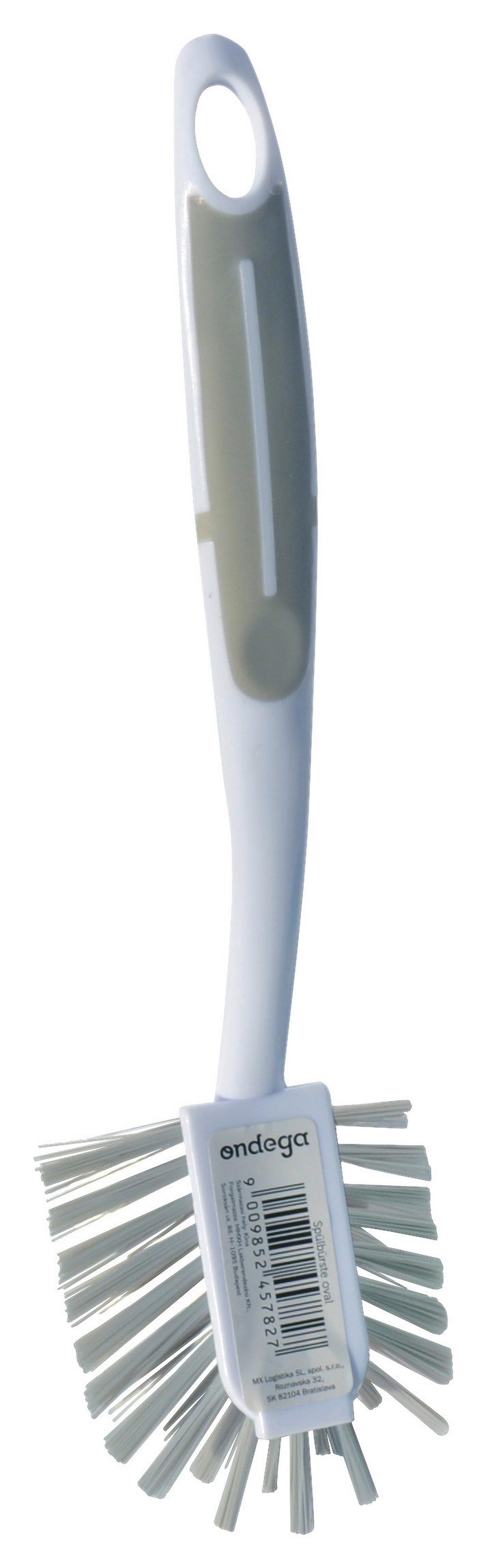 Spülbürste Oval L: 27 Cm Kunststoff-Borsten Ergonomisch - Blau/Weiß, KONVENTIONELL, Kunststoff (7/27cm) - Ondega