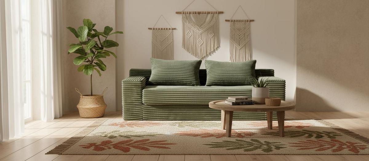 2-sitzer-sofa Clea Grün B: 203 Cm - Grün, Design, Textil (203/60/100cm) - P & B