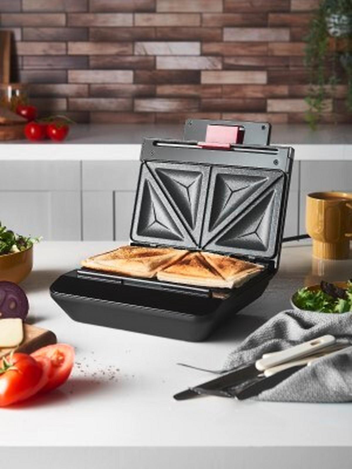 Sandwichtoaster Creations - Schwarz, Basics, Kunststoff/Metall (23,0/10,5/23,5cm) - Russell Hobbs