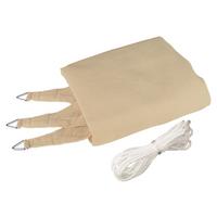 Sonnensegel Dreieck 4x4x4 M - Champagner, Basics (400/400/400cm)
