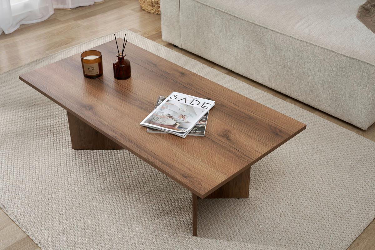 Couchtisch Sabin Walnussfarben B: 119cm - Walnussfarben, Design, Holzwerkstoff (119/40/60cm) - MID.YOU