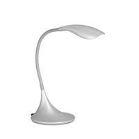 LED-Schreibtischleuchte 50720 Nil - Silberfarben, KONVENTIONELL, Kunststoff (37,5/17cm) - Fischer & Honsel