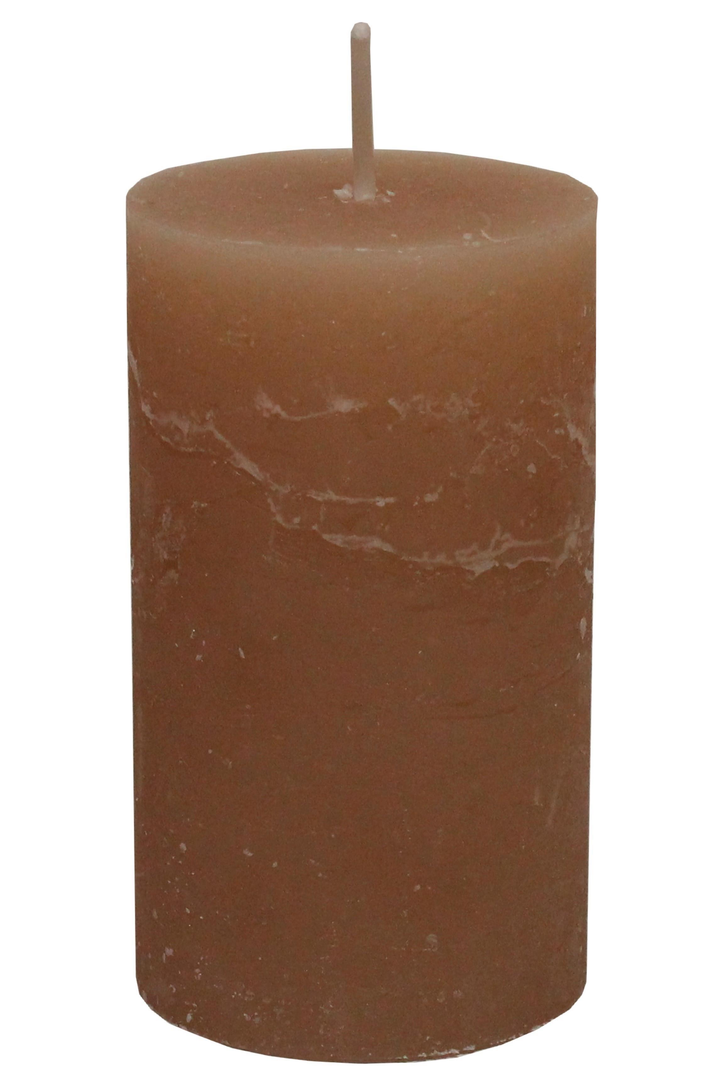 VÁLCOVÁ SVÍČKA LIA - pískové barvy, Moderní (6,8/12cm) - Premium Living