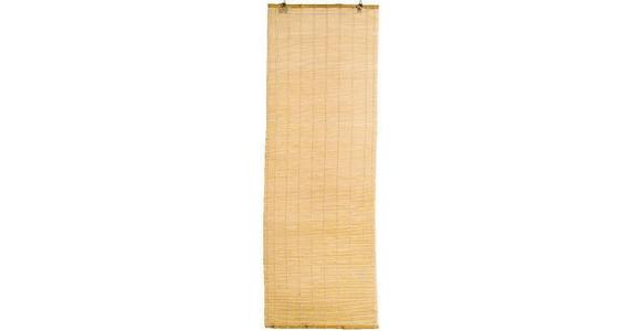 Raffrollo Willi Transparent Bambus 60x180 cm - Naturfarben, KONVENTIONELL, Holz (60/180cm) - Ondega