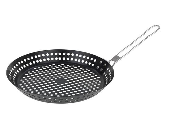 Grilovacia Panvica Till - čierna/strieborná, kov (24,5cm) Grilovacia Panvica Till - čierna/strieborná, kov (24,5cm)