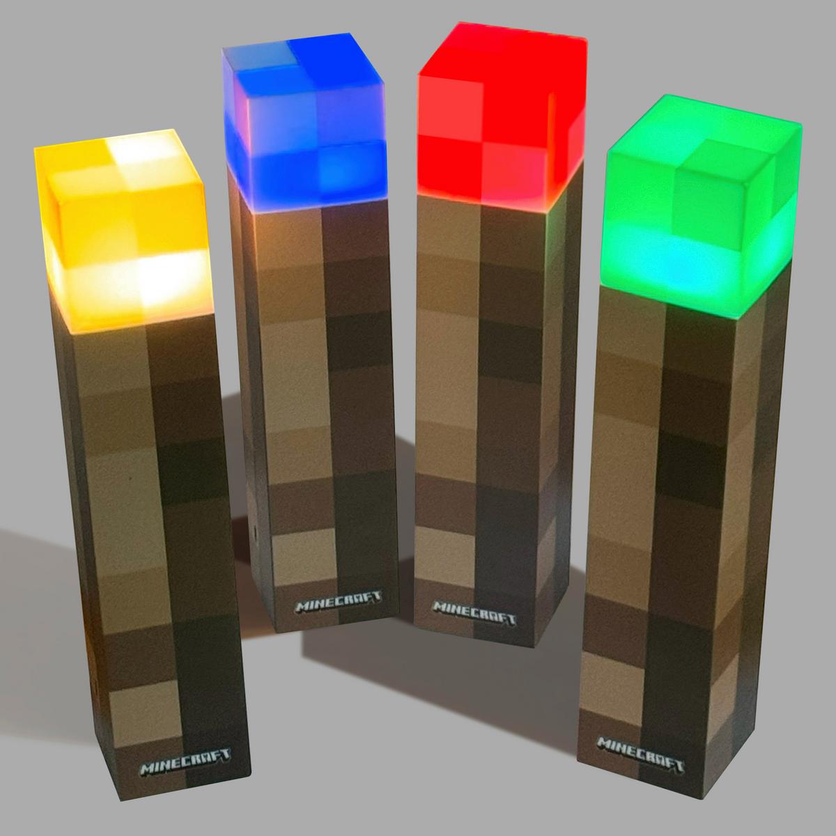 Nachttischleuchte Minecraft Fackel - Braun, Kunststoff (5,6/28/5,6cm)