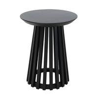 Beistelltisch Schwarz B: 40 cm - Schwarz, Design, Holz (40/40/50cm) - MID.YOU