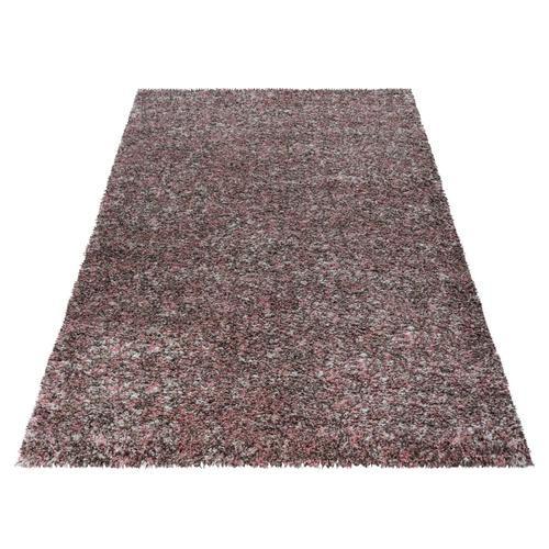 Hochflor Teppich Rosa Enjoy 160x230 cm - Rosa, KONVENTIONELL, Textil (160/230cm)