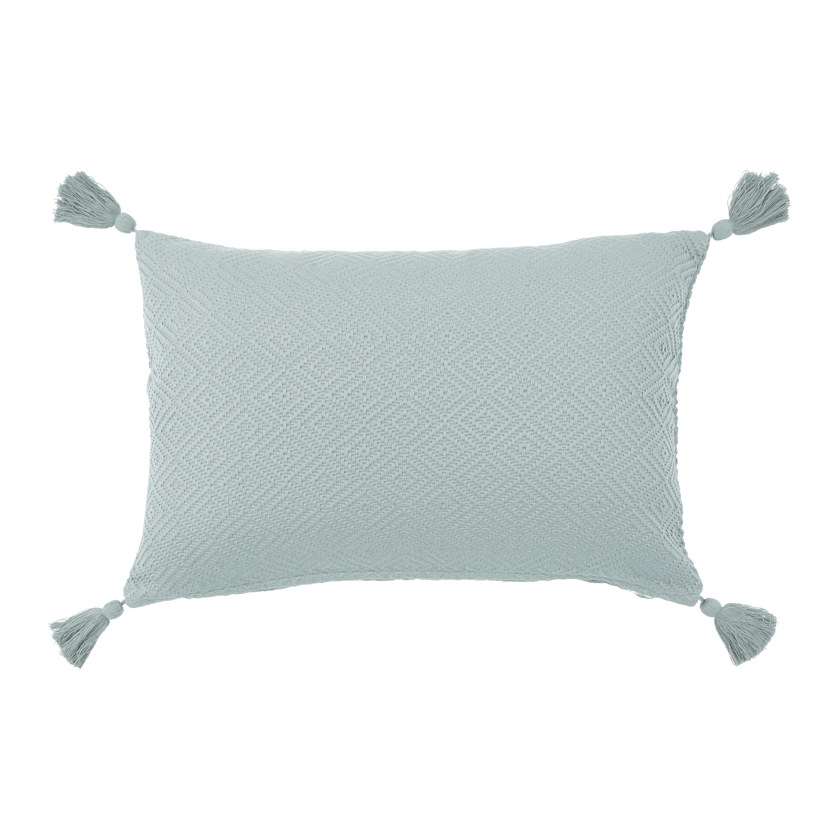 Dekoračný vankúš Frieda, 40/60cm, dymovo modrá - modrá, Modern, textil (40/60cm) - Modern Living