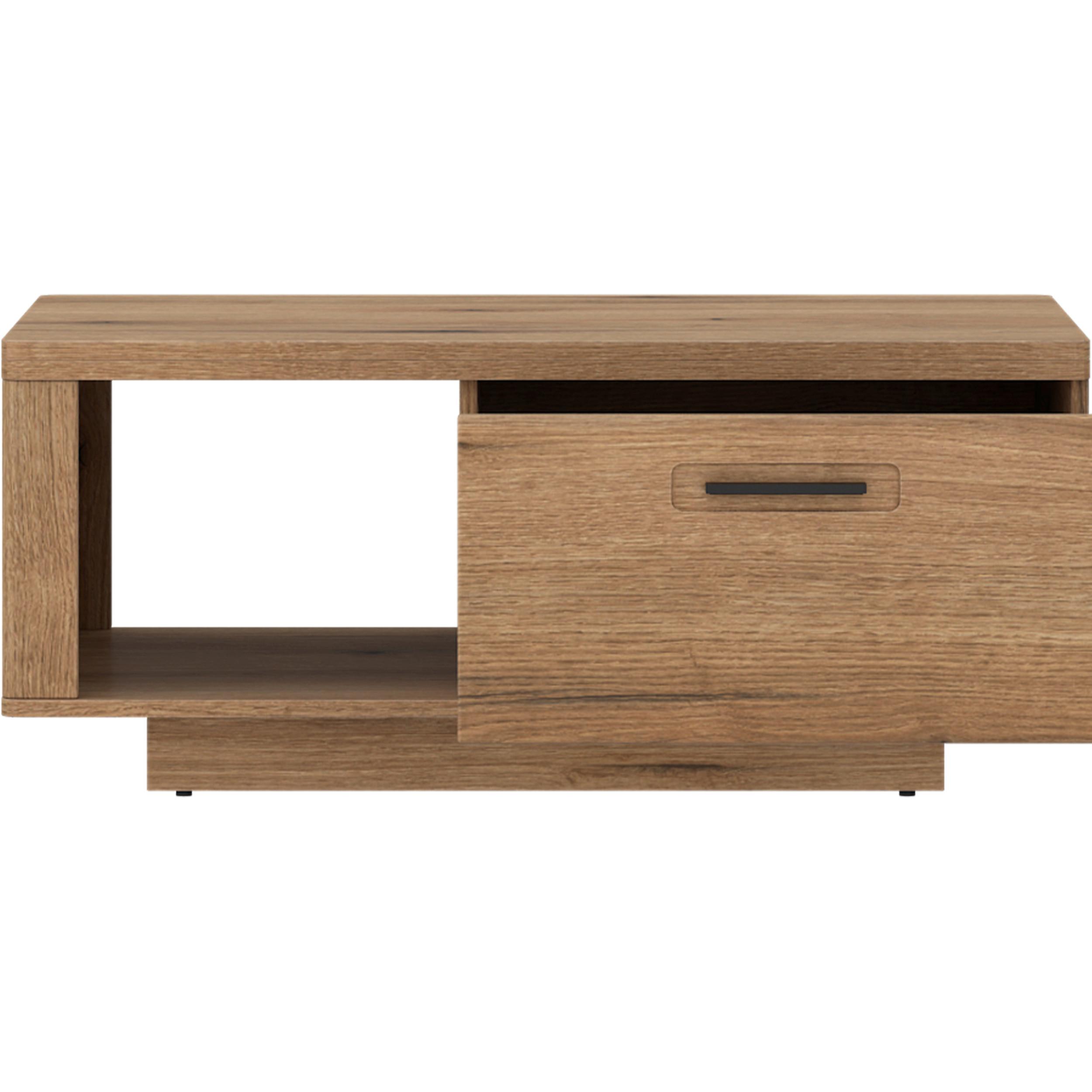 COUCHTISCH Molina Eiche Dekor B: 100cm - Eichefarben, Basics, Holzwerkstoff (100/43/62cm)