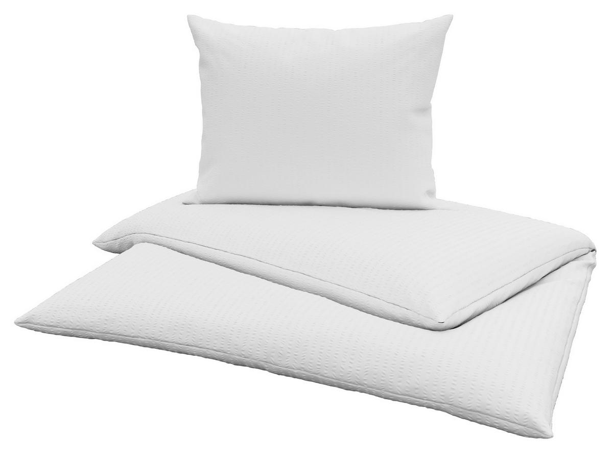 Bettwäsche Larissa - Weiß, KONVENTIONELL, Textil - Ondega