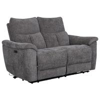2-sitzer-sofa Tokio Mit Relaxfunktion Grau B: 160 Cm - Grau, MODERN, Holz/Textil (160/96,5/102cm)