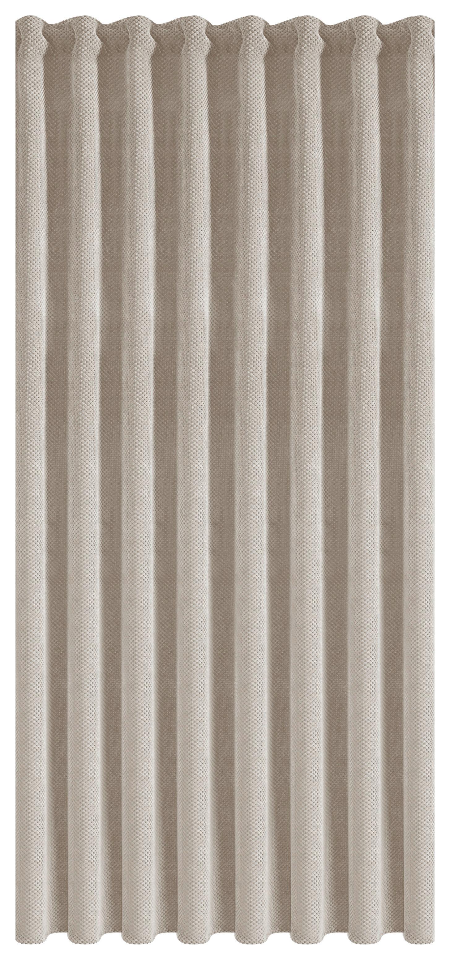 Fertigvorhang Belinda - Weiß, ROMANTIK / LANDHAUS, Textil (140/245cm) - James Wood