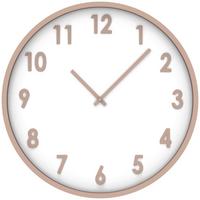 Nástenné hodiny Kelly, Ø: 50,8cm - biela, kov/plast (50,8cm) - Premium Living