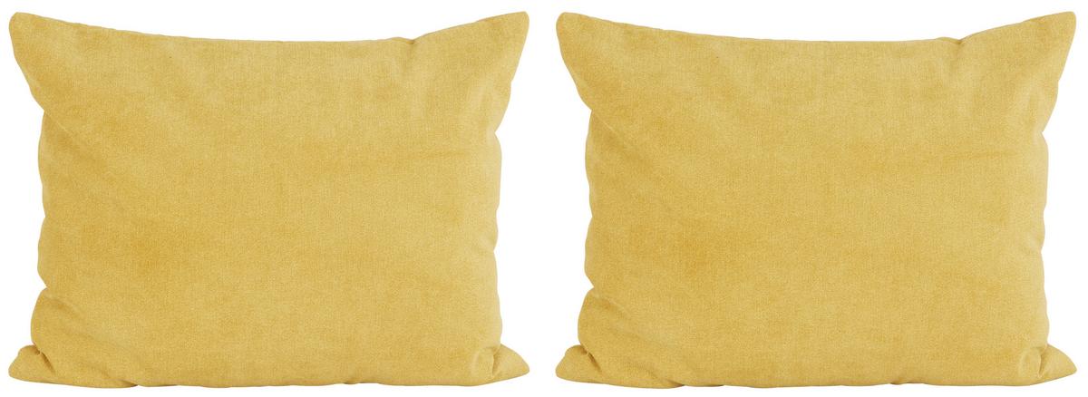 Kissensatz Adria - Goldfarben, KONVENTIONELL, Textil (60/70cm)