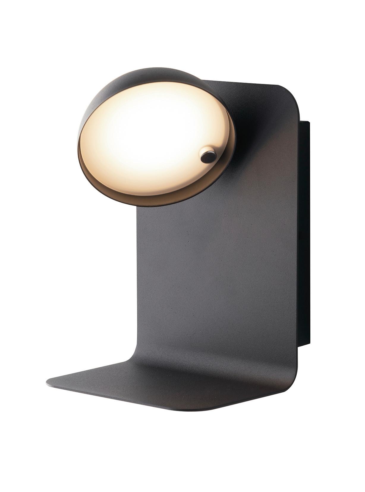 LED-Wandleuchte I-Boing-Ap Ner - Schwarz, Design, Metall (14/19cm)