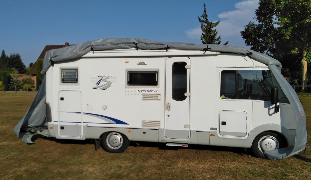 Schutzplane Abdeckplane Für Wohnmobil Gr. M Grau - Grau, Basics, Kunststoff (235/275/730cm)