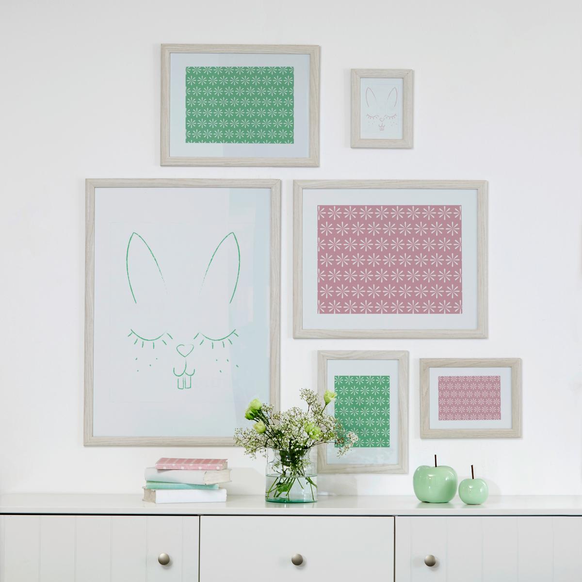 RÁM NA OBRAZY Anna 13x18 cm - biela, kompozitné drevo (13/18cm) - Modern Living