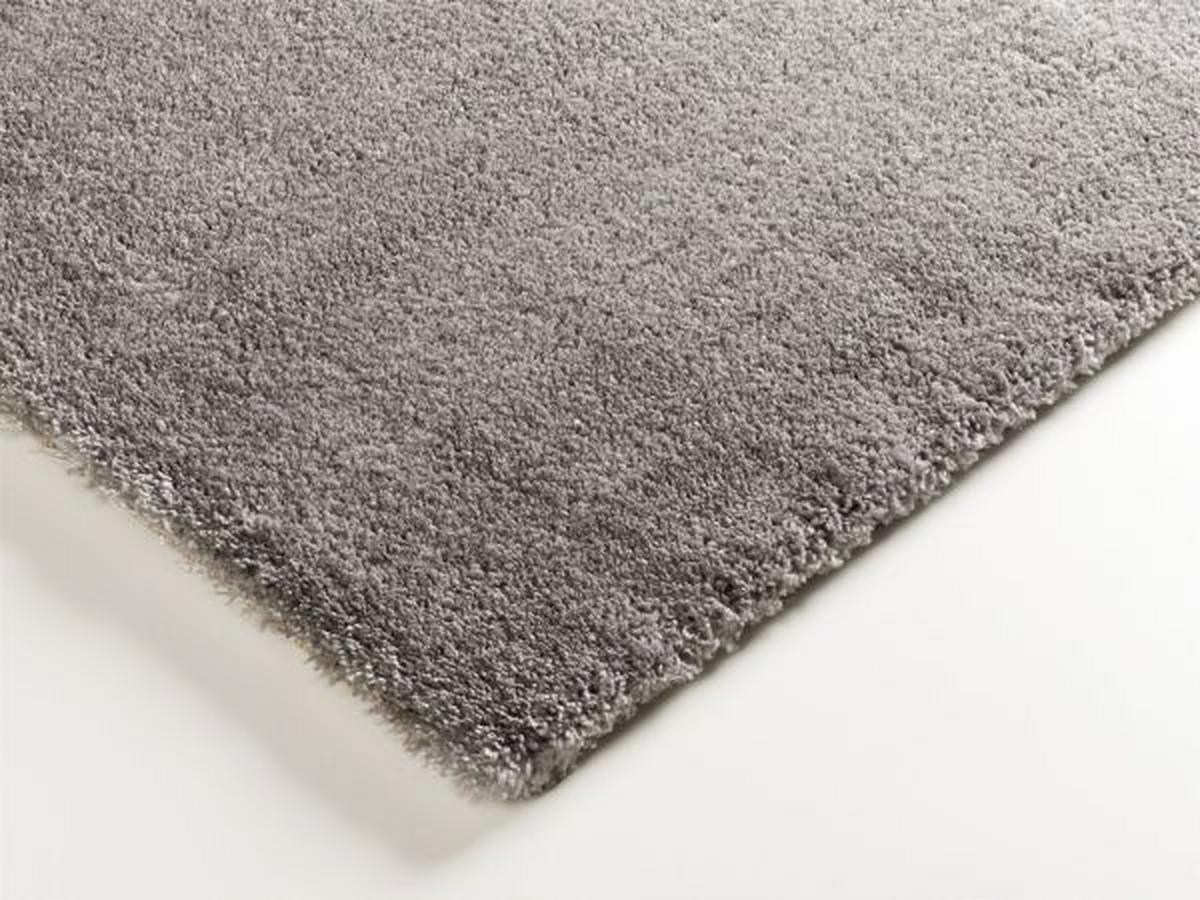 Hochflorteppich Royal Shaggy Grau 65x130 cm - Grau, Basics, Textil (65/130cm) - Novel