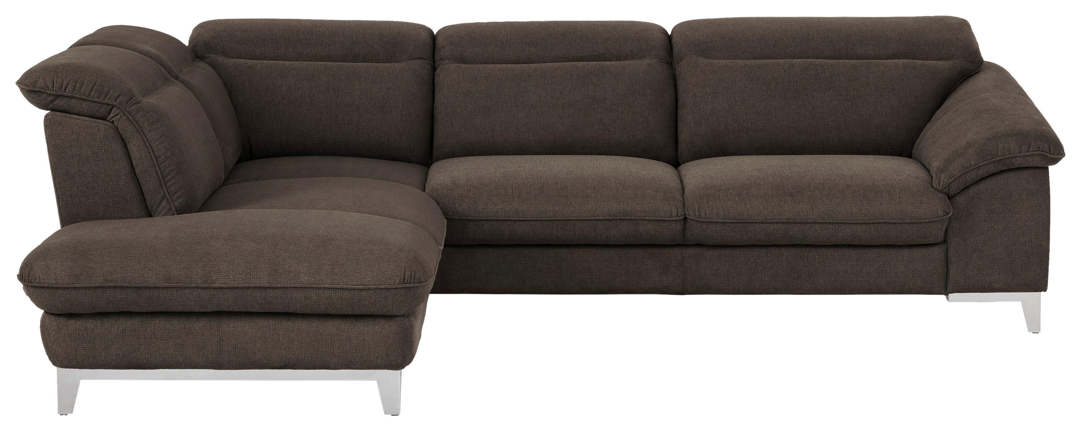 Ecksofa Mit Schlaffunktion Teresa Dunkelbraun
