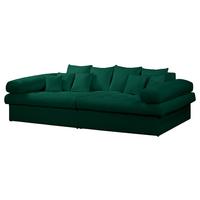 Bigsofa Naomi Grün B: 284 Cm - Schwarz/Grün, Design, Textil (284/94/148cm) - Livetastic