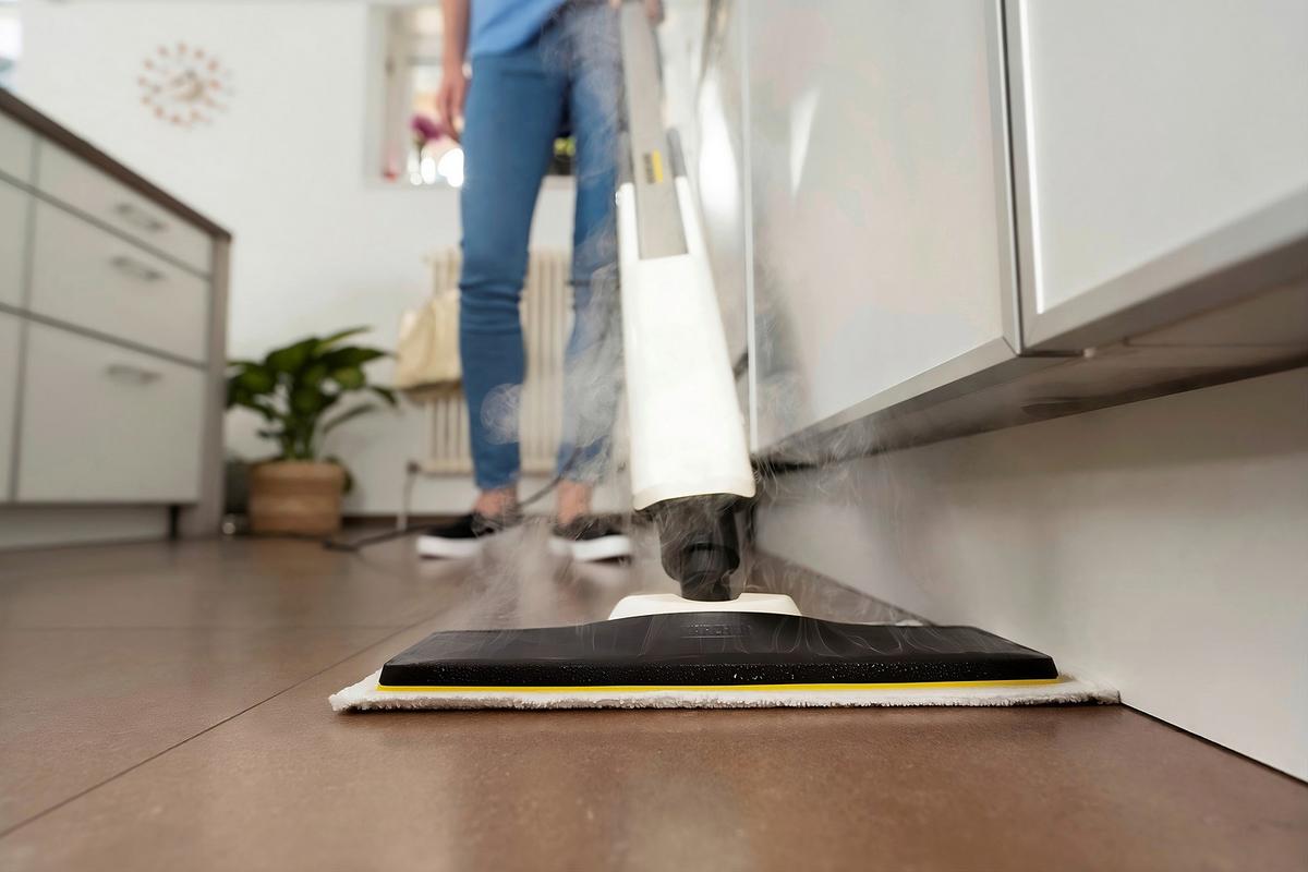 Dampfreiniger Kärcher Dampfreiniger Sc 2 - Weiß Hochglanz/Hellgrau, Basics, Kunststoff/Metall (31,4/16,8/118,5cm) - Kärcher