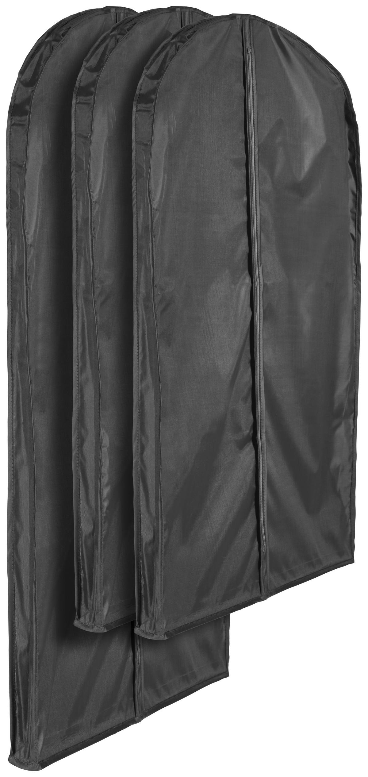 Vak na oděv Unit, 3ks/bal. - šedá, Konvenční, textil - Mömax