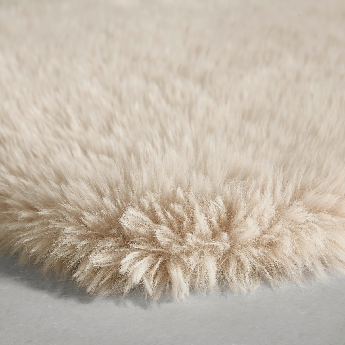 UMELÁ KOŽUŠINA Emil, 60/90cm - sivá/biela, Konventionell, kožušina (60/90cm) - Mömax