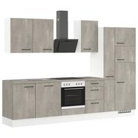 Küchenleerblock Ip1200 - Weiß/Grau, Design, Holzwerkstoff (310cm) - Impuls