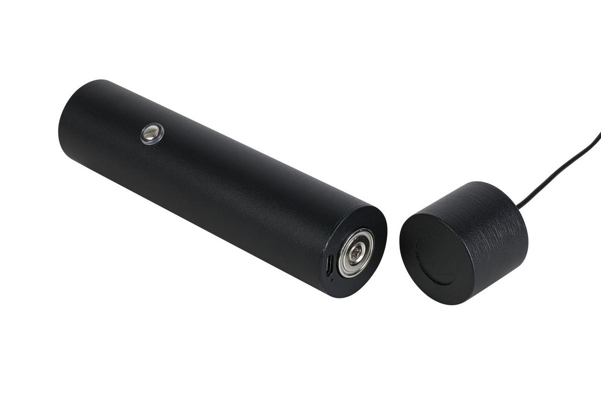 ZÁVĚSNÉ SVÍTIDLO SUSO - černá, Moderní, kov/plast (3,8/3,8/150cm) - Mömax