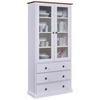 Vitrine Westerland 20901466 - Eichefarben/Weiß, MODERN, Glas/Holz (190/90/38cm) - MID.YOU