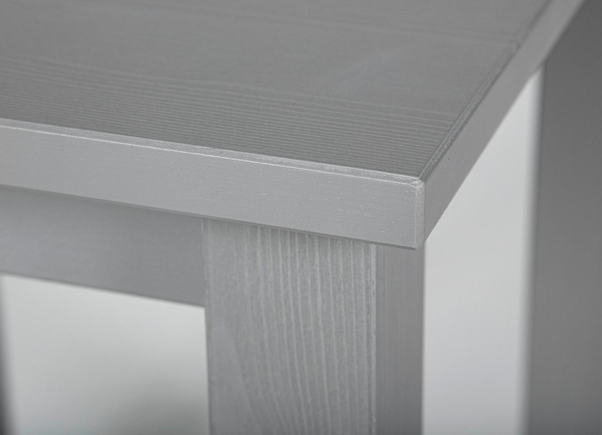 Beistelltisch Kiefer Massiv Stellan, Grau - Grau, Basics, Holz (45/45/55cm) - MID.YOU