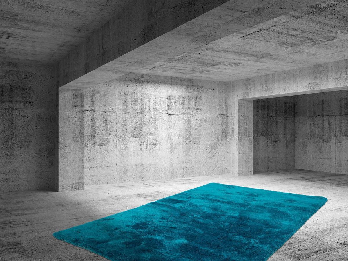 Hochflorteppich Blau, BxL: ca. 80x150 cm - Blau, Basics, Textil (80/150cm) - Kayoom