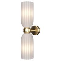 Wandleuchte Antic - Goldfarben, Glas/Metall (18/43,5/10cm) - MAYTONI
