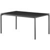 Esstisch Lean Mdf Schwarz, B: 160 cm - Schwarz, KONVENTIONELL, Holzwerkstoff/Metall (160/76/90cm) - P & B