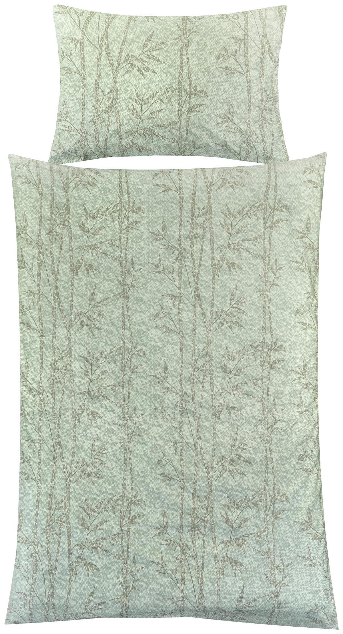 Bettwäsche Bamboo - Salbeigrün, ROMANTIK / LANDHAUS, Textil - James Wood