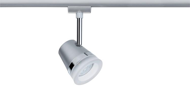 Schienensystem Urail Strahler 97613 Spotkopf Schwenkbar - Chromfarben, Design, Metall (18/9cm) - Paulmann