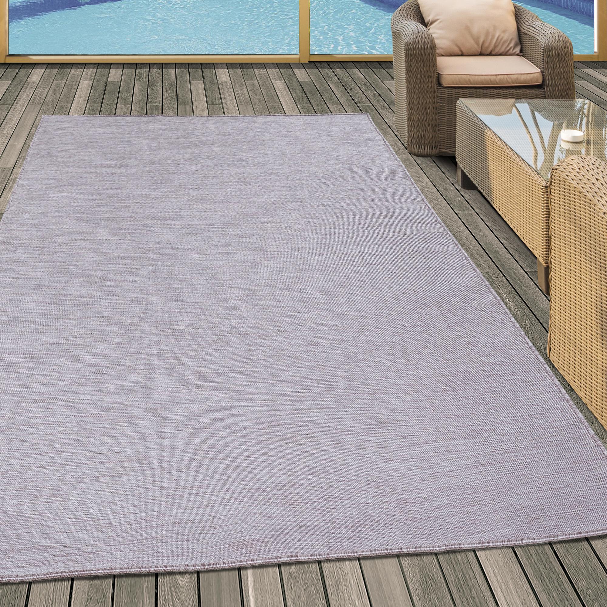 Flachwebteppich Pink Naturfaser Mambo 120x170 cm - Pink, KONVENTIONELL, Textil (120/170cm)