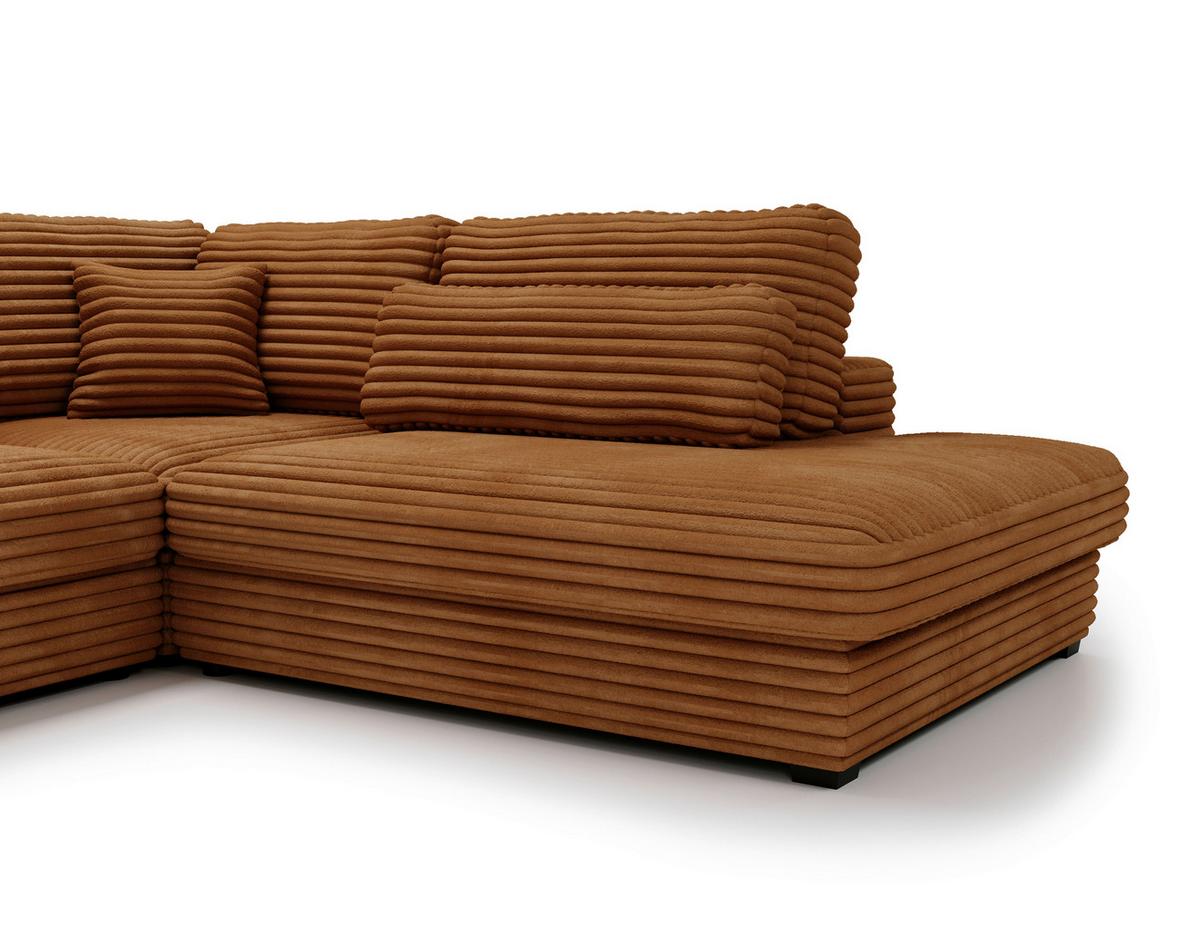 Sven Rostfarben S: 332x244 Cm - Rostfarben/Schwarz, Design, Textil (332/244cm) - Livetastic