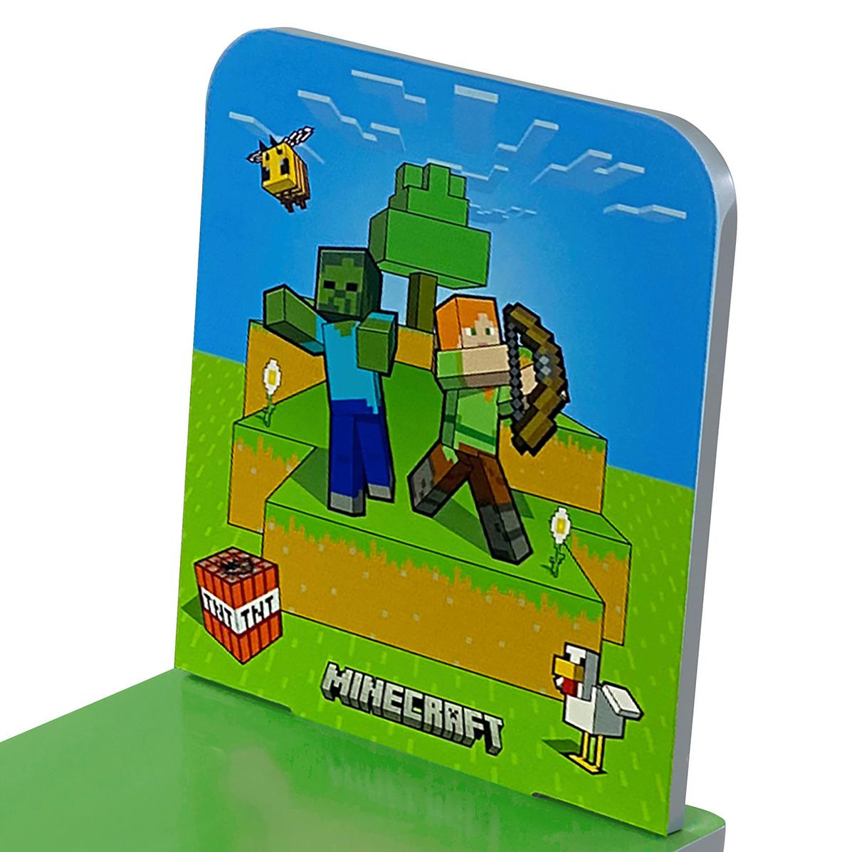 Kindersitzgruppe Minecraft - Multicolor, MODERN, Holz/Holzwerkstoff (60/50/49cm) - Minecraft