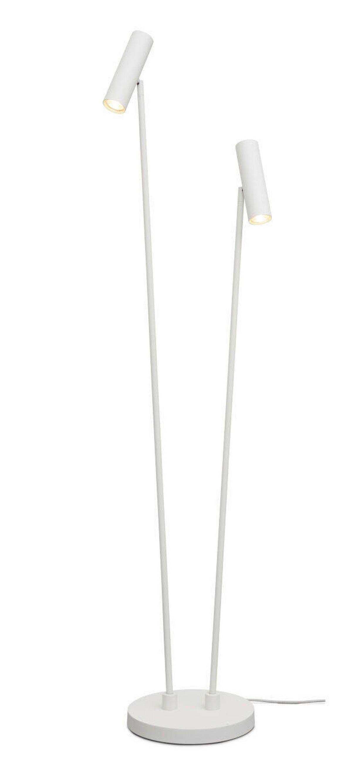 Stehleuchte Havana - Weiß, Trend, Metall (30/162cm) - It's about Romi