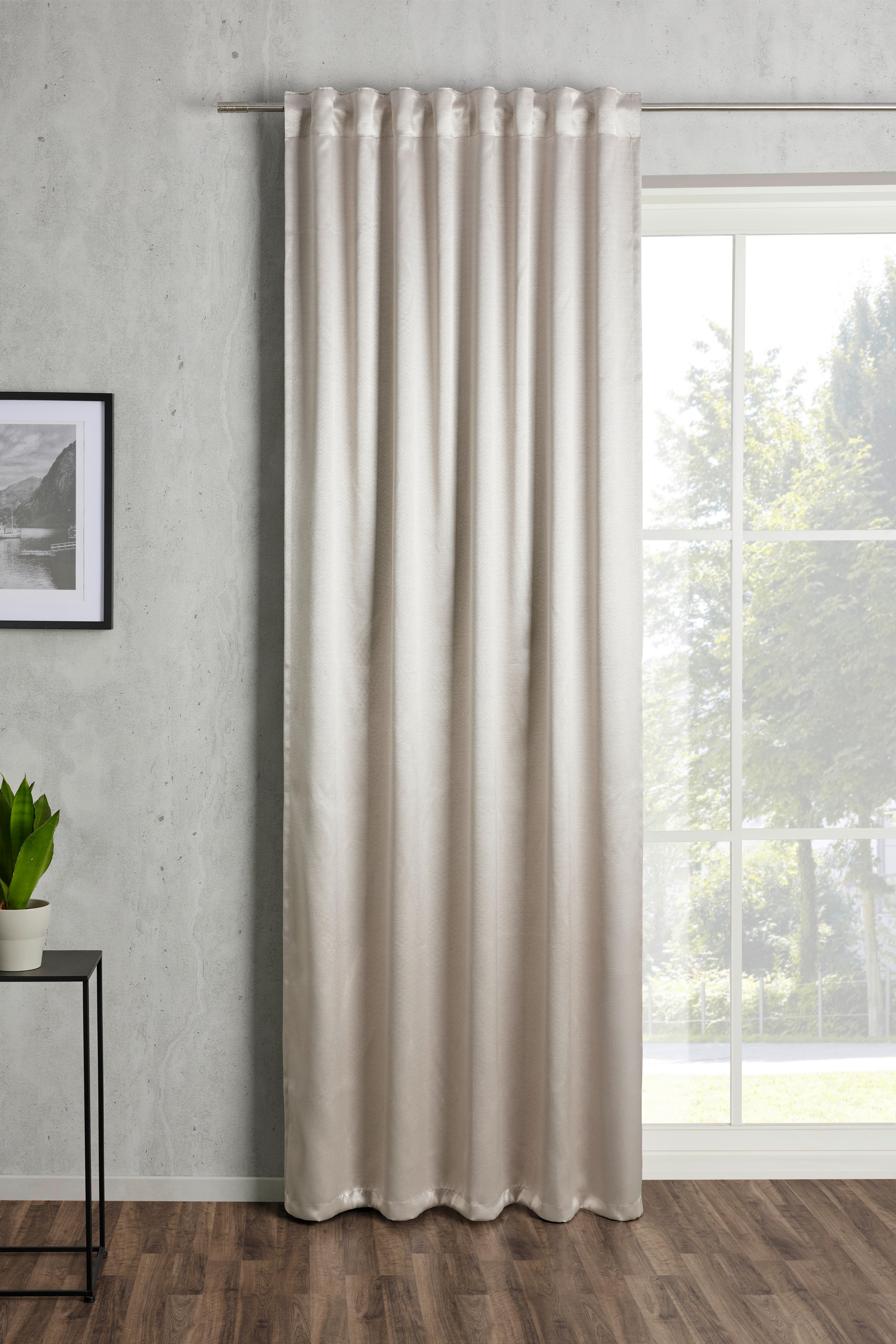 Verdunkelungsvorhang Loana - Beige, ROMANTIK / LANDHAUS, Textil (135/245cm) - James Wood