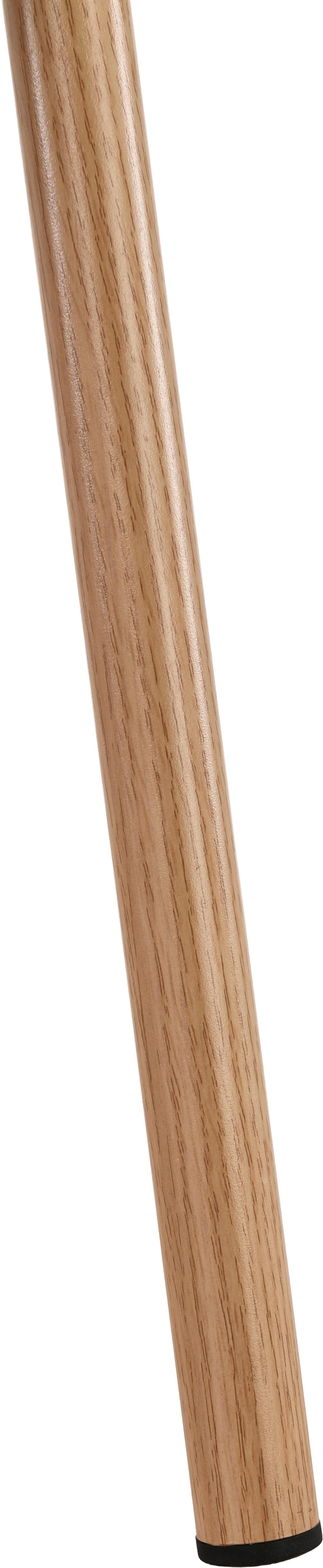 STOLIČKA S PODRÚČKAMI SILKE - farba duba/béžová, Modern, kov/drevo (57/78/60cm) - Mömax