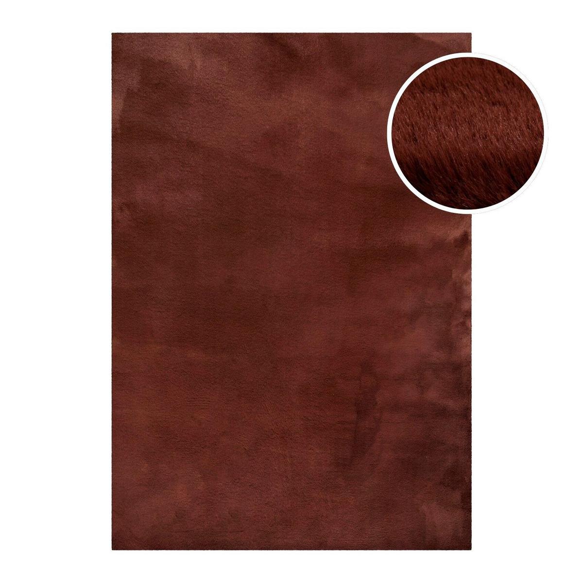 Hochflorteppich Bordeaux, Bxl: Ca. 70x140 Cm - Bordeaux, KONVENTIONELL, Textil (70/140cm) - Esprit