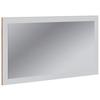 Spiegel Salia Weiß, Eiche Dekor B: 80cm - Honigeiche/Weiß, Design, Glas/Holzwerkstoff (80/45/2cm) - MID.YOU