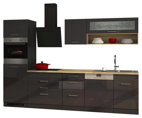 Kompakt, mit ausreichend Stauraum und schöner Optik Kompakte Küchenzeile mit Elektrogeräten