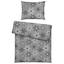 Bettwäsche Snowflake - Weiß/Grau, KONVENTIONELL, Textil - Ombra