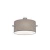 Deckenleuchte 608300307 Camden - Grau/Nickelfarben, Basics, Textil/Metall (65,0/35,0cm) - Trio Leuchten